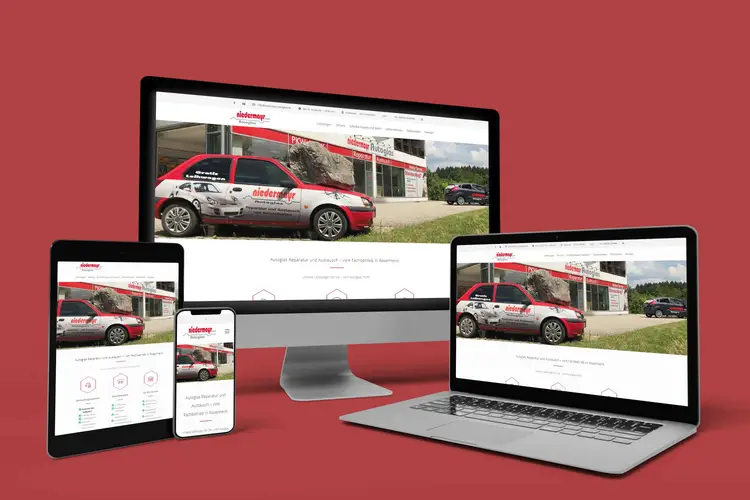 Niedermayr Autoglas Webdesign